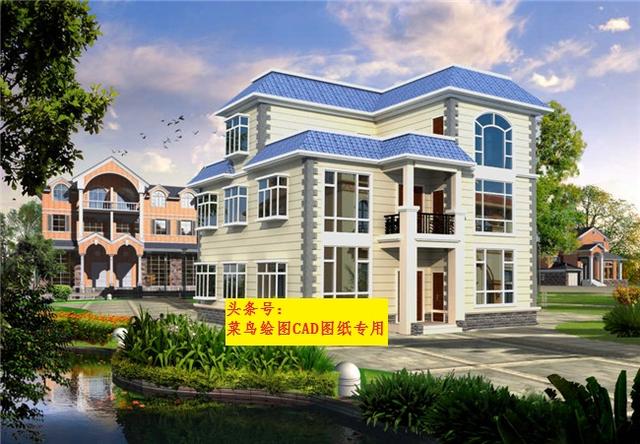 32萬建3層別墅！3套方案可選，四室兩廳套房形式（每戶一層）