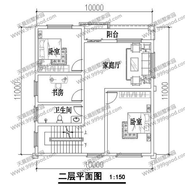 5套10米面寬或進(jìn)深的農(nóng)村別墅設(shè)計圖，第2套適合你嗎？