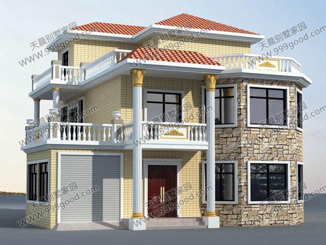 5套10米面寬或進(jìn)深的農(nóng)村別墅設(shè)計圖，第2套適合你嗎？