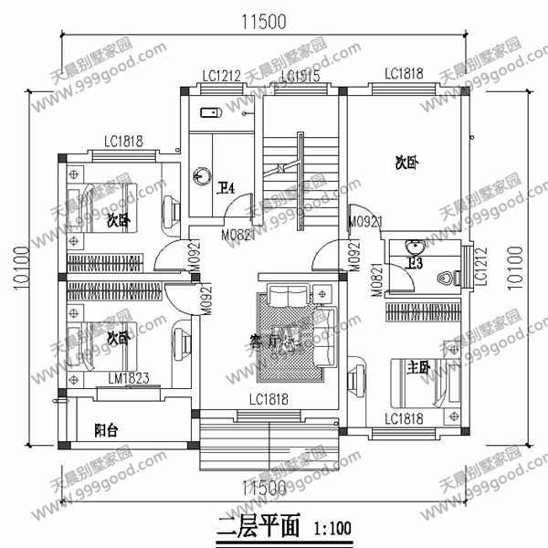 5套10米面寬或進(jìn)深的農(nóng)村別墅設(shè)計圖，第2套適合你嗎？