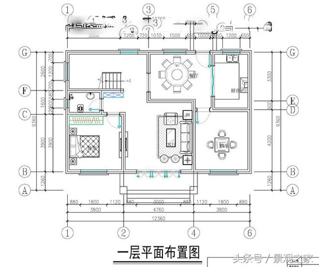 新農村二層別墅設計圖及效果圖