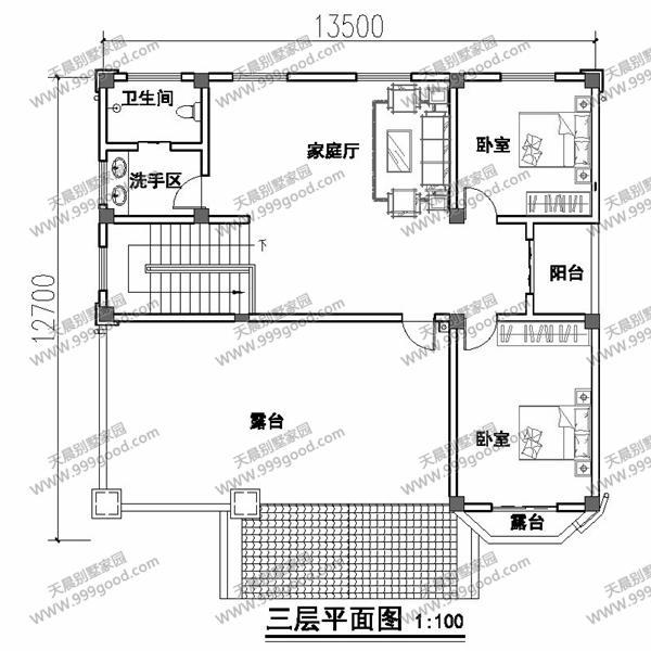 5套風格迥異的別墅戶型圖，第四套看了都想蓋一棟！