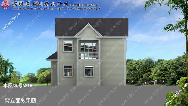 二層別墅設計圖首層106平方米圖紙編號a218