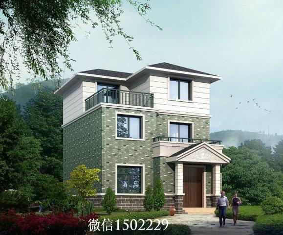 農村小別墅設計圖 新農村三層住宅設計圖 兩層自建別墅施工圖紙