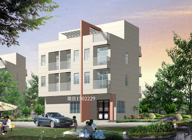 農村小別墅設計圖 新農村三層住宅設計圖 兩層自建別墅施工圖紙