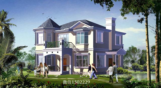 農村小別墅設計圖 新農村三層住宅設計圖 兩層自建別墅施工圖紙