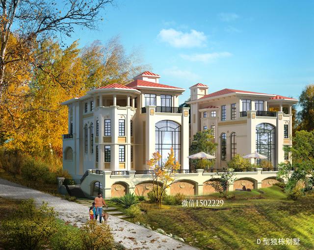 農村小別墅設計圖 新農村三層住宅設計圖 兩層自建別墅施工圖紙