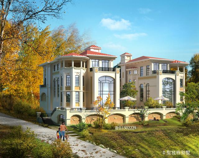 農村小別墅設計圖 新農村三層住宅設計圖 兩層自建別墅施工圖紙