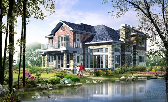 農村小別墅設計圖 新農村三層住宅設計圖 兩層自建別墅施工圖紙