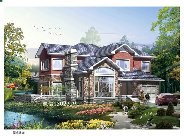 農村小別墅設計圖 新農村三層住宅設計圖 兩層自建別墅施工圖紙