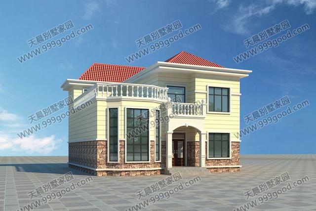 3套兩層自建房設計圖，造價均不超過20萬