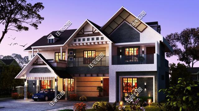 3套二層自建房戶型，全圖含預算