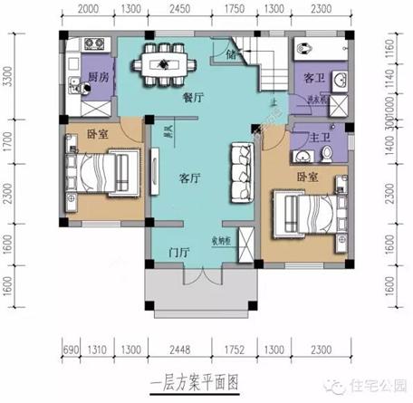 4套農村自建房，占地都不大，挑一套30萬就能建起來！