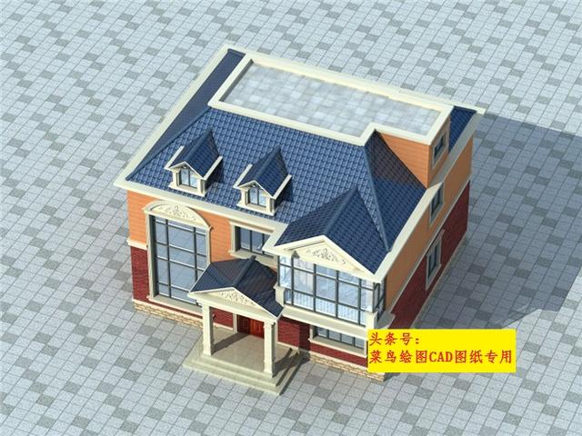 25萬建2層別墅！三房一廳一廚一衛(wèi)，帶玄關(guān)復(fù)式挑空客廳的別墅