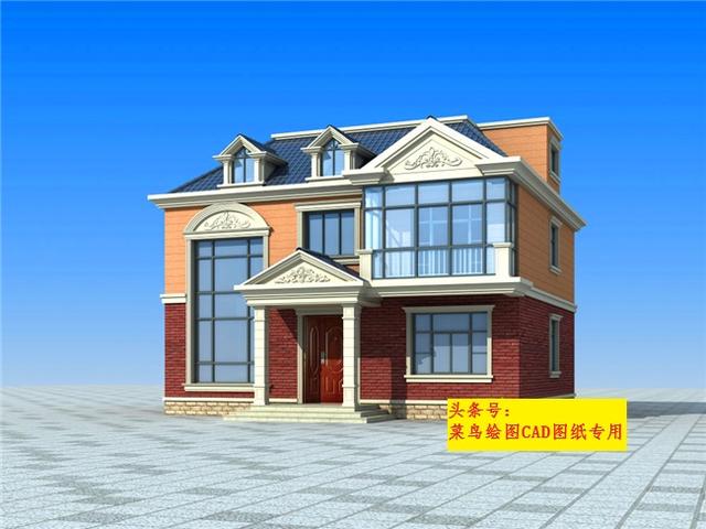 25萬建2層別墅！三房一廳一廚一衛(wèi)，帶玄關(guān)復(fù)式挑空客廳的別墅