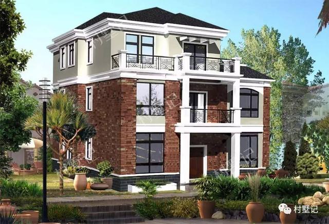 帶棋牌室的三層農(nóng)村別墅，既實用又上檔次