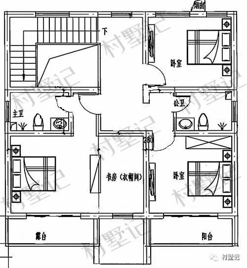 宅基地不夠大？來看看這套小戶型的二層農(nóng)村別墅吧