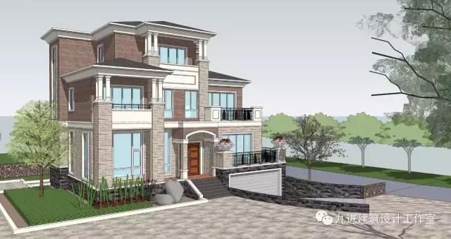 這樣的房子在村里很霸氣，15×13.9米帶車庫三層民宅！