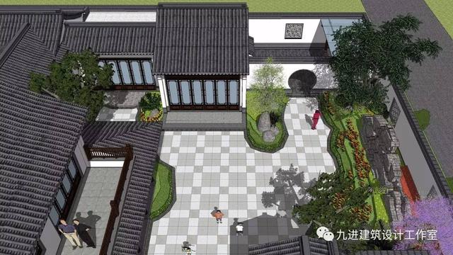 瞧！蓋一棟如詩如畫的宅院，人家就是這么任性