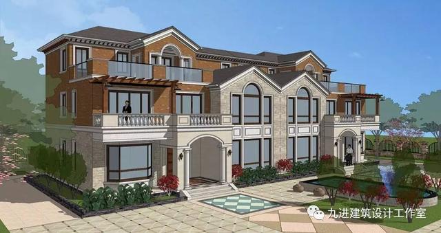 外觀多種搭配的自建房，單建聯建都是洋氣的、美美的！