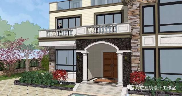 外觀多種搭配的自建房，單建聯建都是洋氣的、美美的！