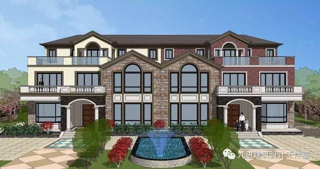 外觀多種搭配的自建房，單建聯建都是洋氣的、美美的！