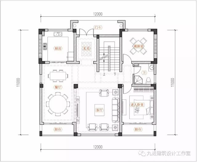 隱在山嶺川谷之中的徽式新民宅，雙大門高低層豪華休閑別墅