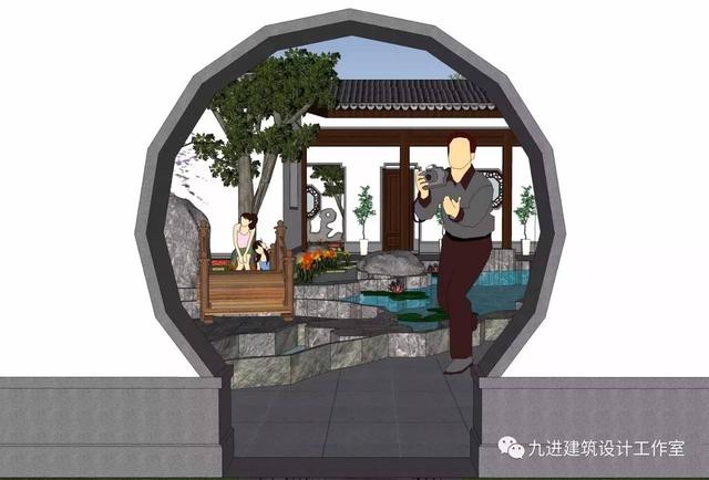 牛！自建中式合院民宅，也能蓋出如此美輪美奐的場景畫面