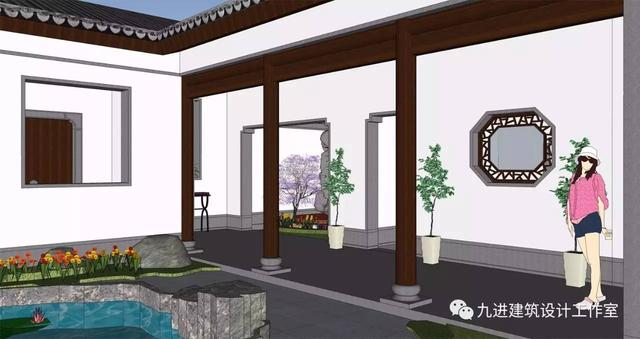 牛！自建中式合院民宅，也能蓋出如此美輪美奐的場景畫面