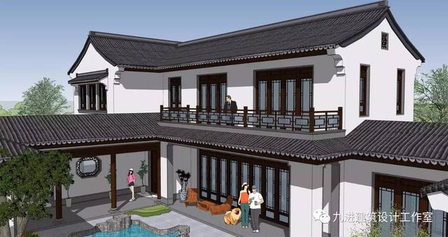 牛！自建中式合院民宅，也能蓋出如此美輪美奐的場景畫面