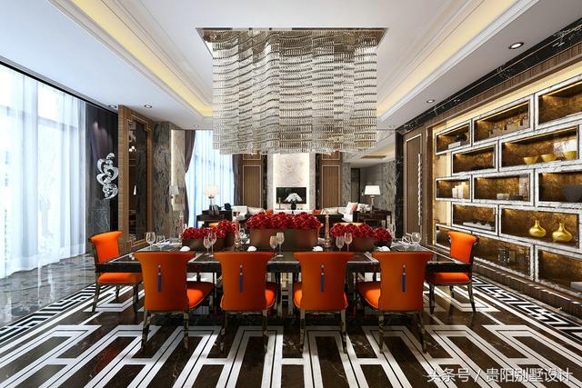 土豪自建別墅裝修效果圖太華麗，比城里的那些別墅樓盤強多了