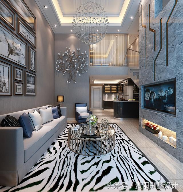 土豪自建別墅裝修效果圖太華麗，比城里的那些別墅樓盤強多了