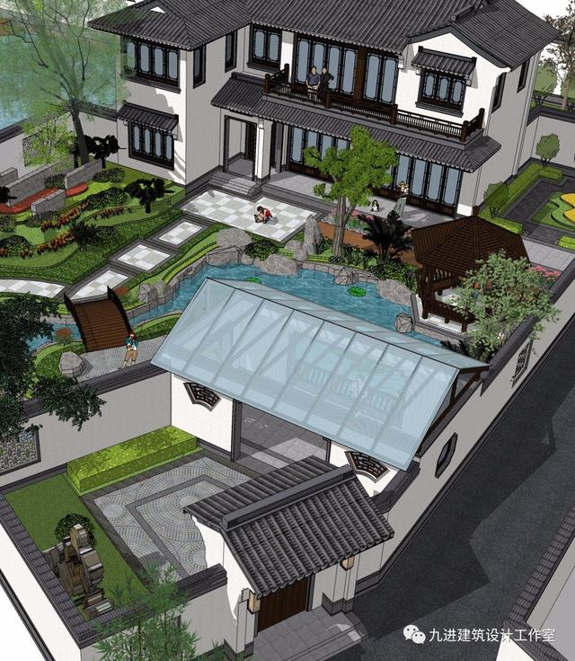 老家蓋房占地被限，蓋不了大房收拾出個“大園宅”亦樂哉！美哉！