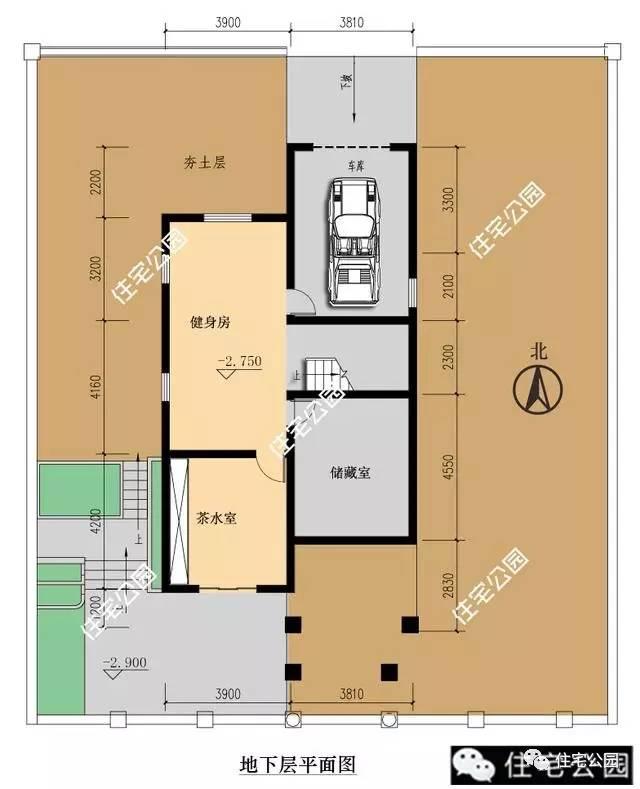 農村自建房，設計個地下車庫怎么樣？好看又實用還不占地！