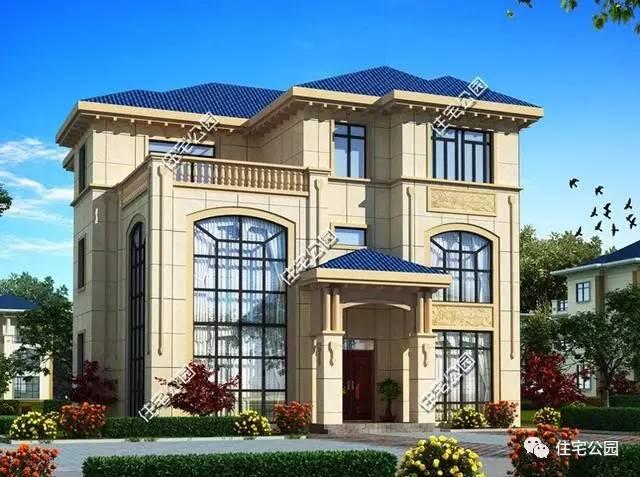 2套新農村歐式自建房，35萬自建，二層好還是三層好？