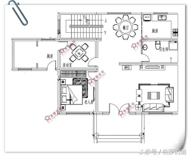11×9米2層農村別墅，18萬主體，進門設神靈位，旺財