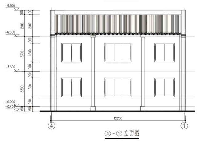 一套漂亮的鋼結構裝配式農村住宅，含建筑和結構介紹