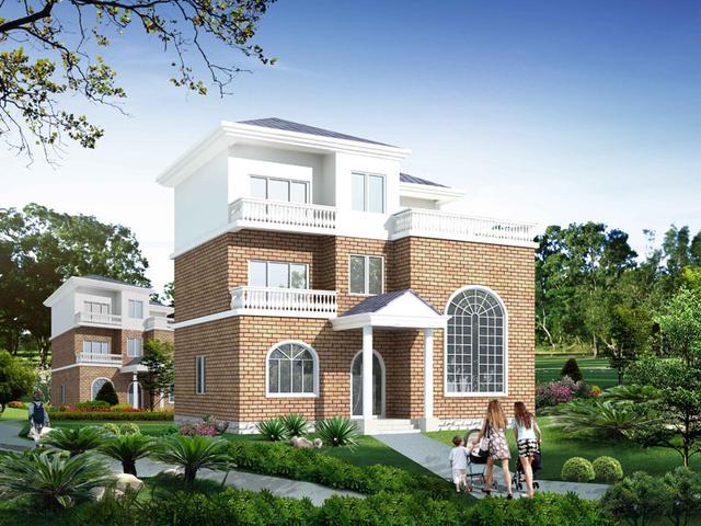 適合農村建造的三套新民居小別墅