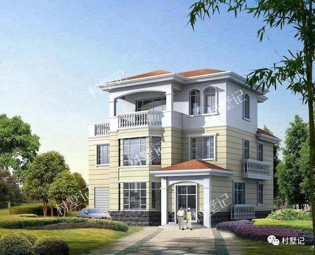 帶旋轉樓梯！城市別墅流行趨勢也出現在這棟農村別墅上了