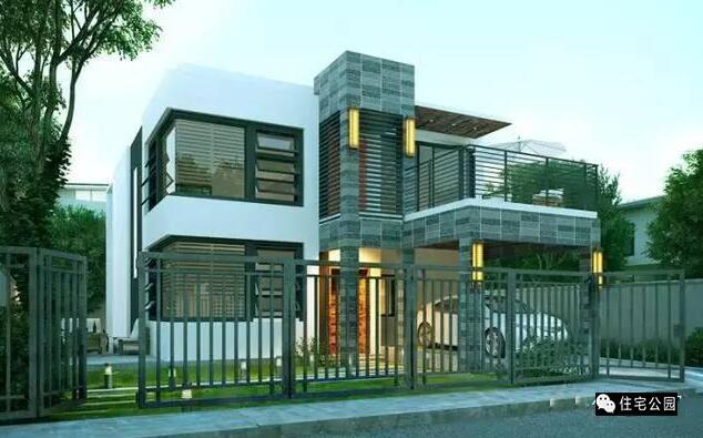 現(xiàn)代別墅，開放式廚房，4個(gè)臥室！