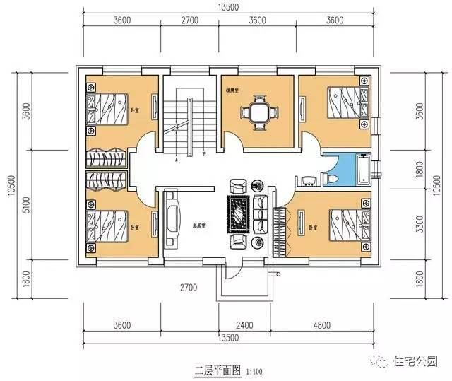 2套實用別墅，每套6個臥室，簡單、實用！