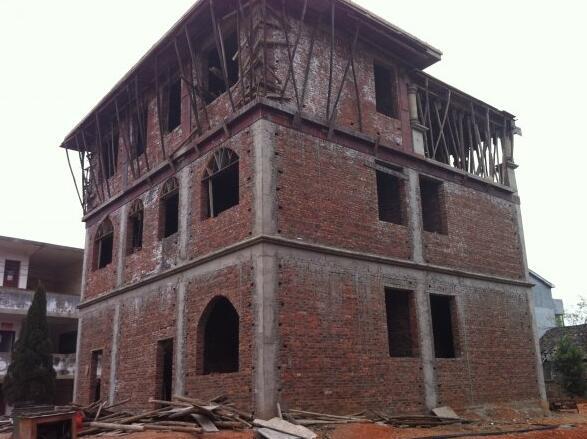 11.4米x11.5米農(nóng)村自建房，有前院還有后院，別說不羨慕