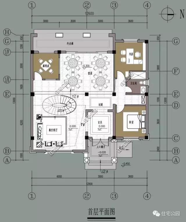 造價25萬的農村別墅12X14米，同一布局，兩種外觀可選！