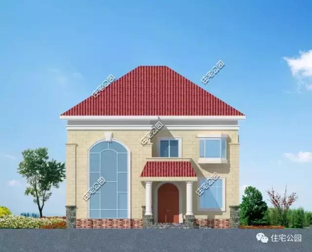 造價25萬的農村別墅12X14米，同一布局，兩種外觀可選！