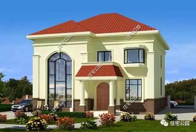 造價25萬的農村別墅12X14米，同一布局，兩種外觀可選！