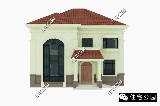 造價25萬的農村別墅12X14米，同一布局，兩種外觀可選！