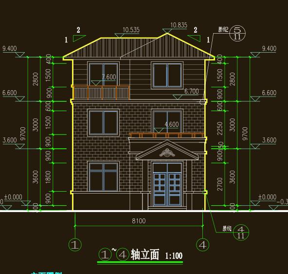 簡單三層農村自建房20萬可建，8x10米 帶堂屋