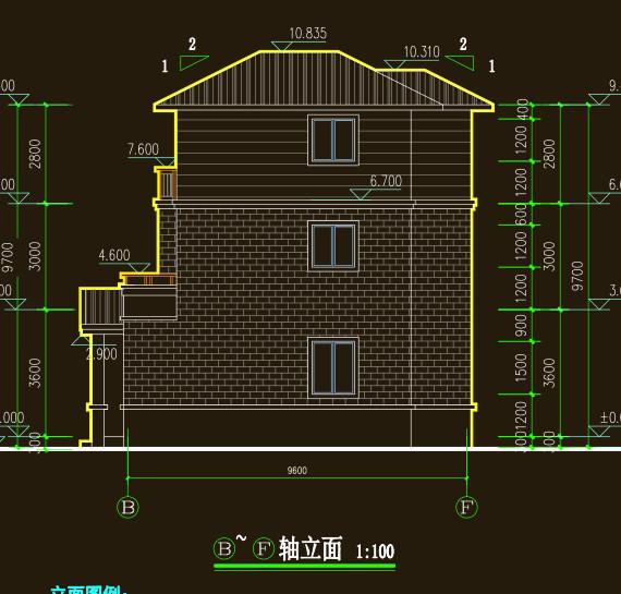 簡單三層農村自建房20萬可建，8x10米 帶堂屋