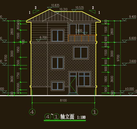 簡單三層農村自建房20萬可建，8x10米 帶堂屋