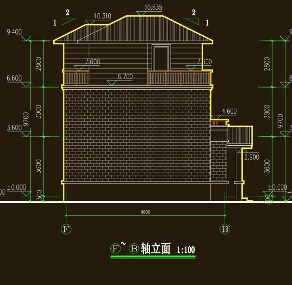 簡單三層農村自建房20萬可建，8x10米 帶堂屋